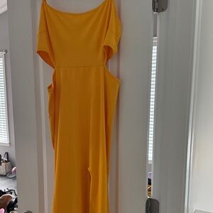 Elegant Yellow Dress